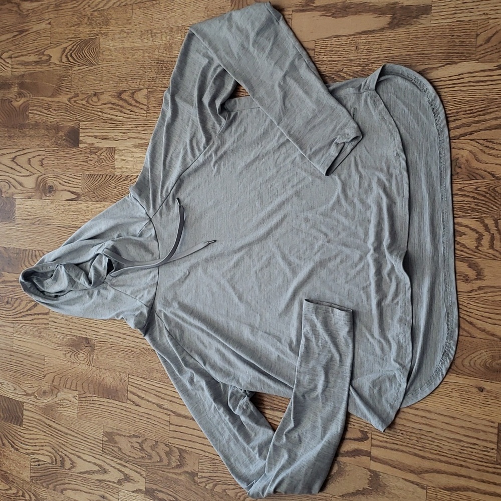 (L) Athletic Works Dri-More Heathered Soft Sweatshirt Workwear Athleisure Comfy